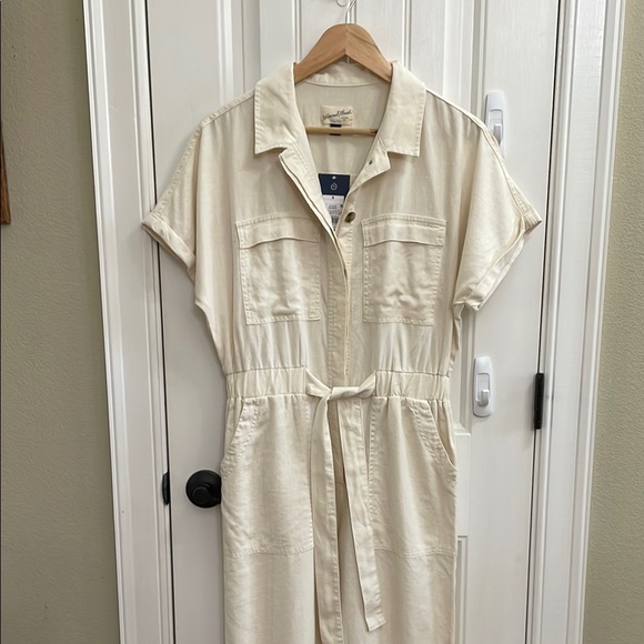 Universal Thread Cream Jumpsuit - Picture 7 of 9
